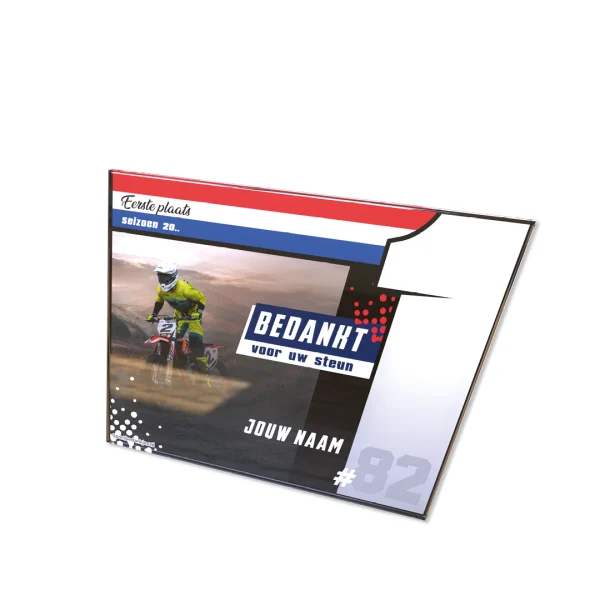 Sponsorbedankje – First