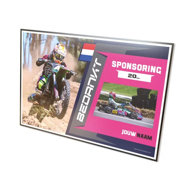 Sponsorbedankje – Kadwa