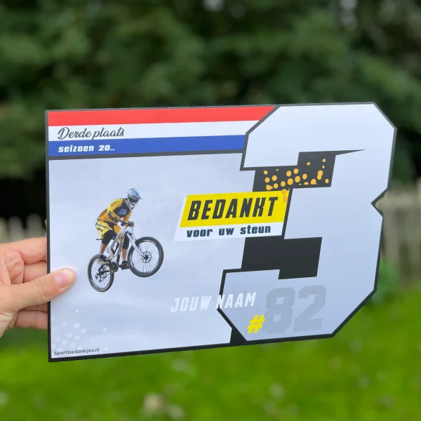 Sponsorbedankje – Third - Afbeelding 3